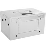 Armario Rack 19" Mural 6U 600x450x370mm Gris Claro RAL 7035 SOHOrack - WR01200 - 02