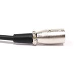 Cable de audio micrófono instrumento XLR 3pin macho a jack 6.3mm macho de 20m - AX04700 - 04