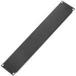 Panel ciego de 2U para armario rack 19" Tapa negra - RM02200 - 06