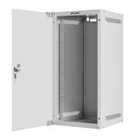 Armario Rack mural 10" 12U F310 280x310x603mm pared desmontado DIY blanco Lanberg - TR18100 - 02