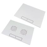 Armario rack mural 19'' 6U 570x450x390mm pared SOHORack desmontado DIY Blanco RAL7035 de RackMatic - WR00200 - 06
