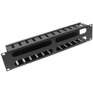 Panel de gestión ordenación de cables para armario rack de 2U x 74 mm