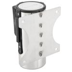 Fijación de pared en acero inoxidable con 2 m de cinta retráctil roja - BB02100 - 04