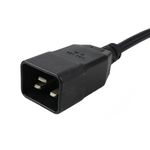 Cable de alimentación IEC-60320 2 C13 a 1 C20 de 20cm - FB08300 - 04