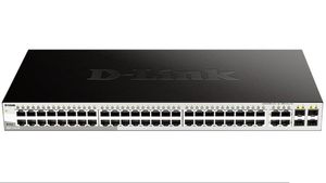 Switch 48 puertos D-Link Web Smart 10/100/1000 Mbps mini GBIC con gestión