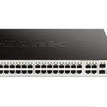 Switch 48 puertos D-Link Web Smart 10/100/1000 Mbps mini GBIC con gestión - DGS-1210-48 - 01