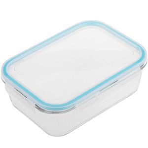Recipiente rectángular para alimentos hermético de cristal de 1730 ml