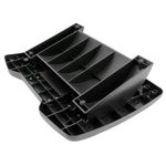 Reposapiés con plataforma ajustable de plástico negro 455 x 330 mm con masaje - AG00500 - 03