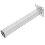 Pies cuadrados para mesa y mueble. Patas en acero cromado de 75cm 4-pack - IO08400 - 06