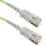 Cable de fibra óptica OM5 multimodo simplex 50µm/125µm SC/PC a SC/PC 100Gb de 25 m - GC01000 - 01