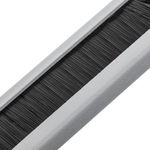 Panel pasacables para rack 19" de 1U con cepillo y color blanco - WT05200 - 06