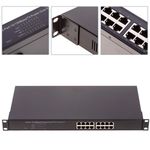 PoE Inyector Hub IEEE802.3af 10/100 Mbps 16-Port Rack 19" - RA06400 - 02