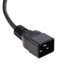 Cable de alimentación IEC-60320 C13 a C20 de 3x1.5mm 3m - CL09400 - 04