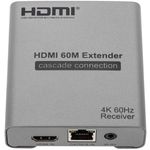 Receptor para Extensor HDMI 2.0 a través de cable Ethernet (RJ45) Cat5e/6 hasta 60 metros 4K@60Hz - HB06200 - 04