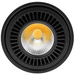 Foco LED de superficie Lámpara COB 9W 220VAC 6000K negra 85mm - NE05500 - 05