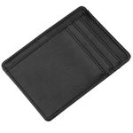 Cartera de cuero anti-RFID/NFC en color negro - BC10300 - 01