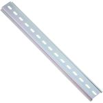Pack de 3 carriles DIN color zinc de 300mm perforado raíl de 35x7mm - MF08500 - 04