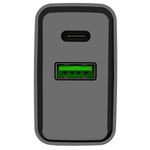 Cargador USB Natec Ribera 1X USB-A + 1X USB-C 20W negro NUC-2062 - NT36300 - 06