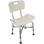 Silla de ducha antideslizante regulable en altura reforzada para personas mayores - KD02300 - 01