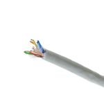Bobina de cable de red ethernet Cat. 6 FTP de 305 m rígido de color gris - LM03200 - 03