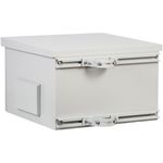 Armario rack 19" para exterior IP55 de 15U en acero inoxidable blanco SOHORack GO 600x600x815 mm - WX17400 - 03