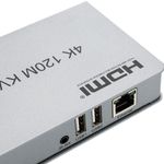 Extensor KVM de 4K HDMI USB IR a través de Ethernet hasta 120m emisor y receptor - HN03100 - 05