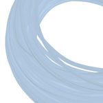 Cable electroluminiscente transparente-blanco de 2.3mm en bobina 10m conectada a 220VAC - NW03200 - 02