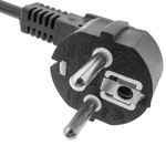 Cable de alimentación duplicador de schuko de 80 cm. 1 x Schuko macho a 2 x Schuko hembra - FB08501 - 03
