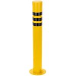 Pilona bolardo de acero con base clavada removible 76x600mm - SQ01100 - 01
