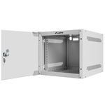 Armario Rack mural 10" 4U F310 280x310x247mm pared desmontado DIY blanco Lanberg - TR18600 - 02