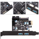Tarjeta PCIe a SuperSpeed USB 3.0 con 2 puertos externos y 1 interno de 19 pines - UU00000 - 02