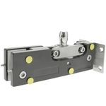 Pernio y bisagra fija superior de aluminio para puerta de cristal para cierrapuertas de suelo - LK08200 - 03