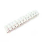 Regleta de conexión de cables eléctricos de sección 10mm² blanca - VH06200 - 03