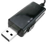 Conversor de alimentación USB de 5VDC a 9VDC o 12VDC con cable 1m - AU04100 - 07