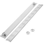 Canaleta de doble desagüe 100x10cm con rejilla en acero inoxidable mate - KS42800 - 07