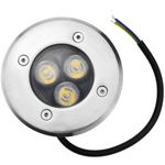 Foco LED de suelo de 3W 90mm. Luz de color verde - NF03400 - 07