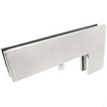 Pernio y bisagra L-fija superior de aluminio para puerta de cristal para cierrapuertas de suelo - LK08300 - 01