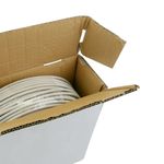 Bobina de cable de red ethernet Cat. 6 UTP de 100 m rígido de color gris - LM06100 - 03