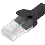 Cable de red ethernet Cat. 6 UTP de 0,25 m de color negro PCU6-10CC-0025-BK - RJ14100 - 06