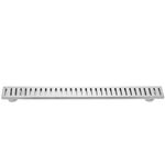 Canaleta de desagüe 80x7.5cm con rejilla en acero inoxidable mate - KS41600 - 10