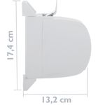 Recogedor abatible para persiana en color blanco - BS21500 - 02
