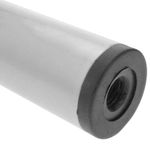 Pies redondos para mesa y mueble. Patas en acero gris de 25cm 4-pack - IO01300 - 05