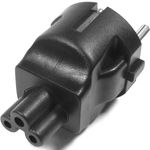 Adaptador de conector IEC-60320 C5 a Schuko - FE02100 - 01