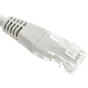 Cable de red ethernet Cat. 6 UTP de 7m de color gris
