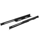 Guías laterales rack 19" 1U ajustables de fondo 397mm hasta 680mm 90Kg negro - RB01500 - 03