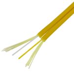 Bobina de fibra óptica 9/125 monomodo 3.0 mm duplex de 100 m OS2 - FH01500 - 05
