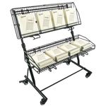 Expositor de fruta y verdura para tienda. Exhibidor con ruedas de 2 niveles reacondicionado - SA0R900 - 04