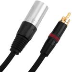 Cable de audio micrófono XLR 3pin macho a RCA macho de 3m - AX03300 - 05