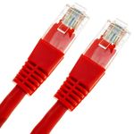Cable de red ethernet Cat. 5e UTP de 0,25 m de color rojo - RL00100 - 05