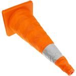 Cono de tráfico con reflector de señalización y balizamiento 70 cm plegable - SQ05600 - 09